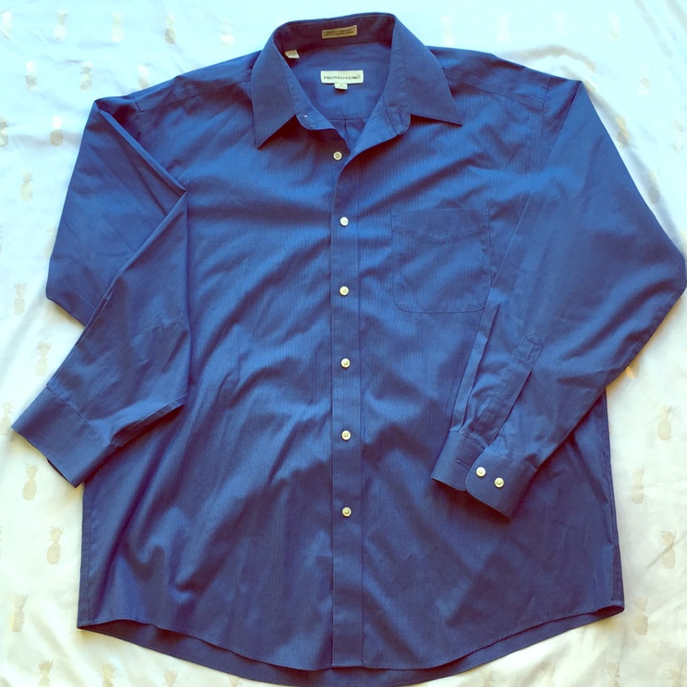 Perfect blue Mid-weight button down